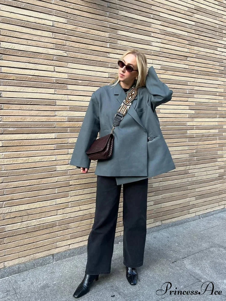 Side Division Suit Jacket coats-241228