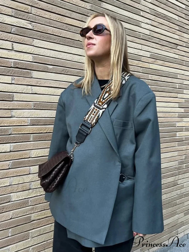 Side Division Suit Jacket coats-241228