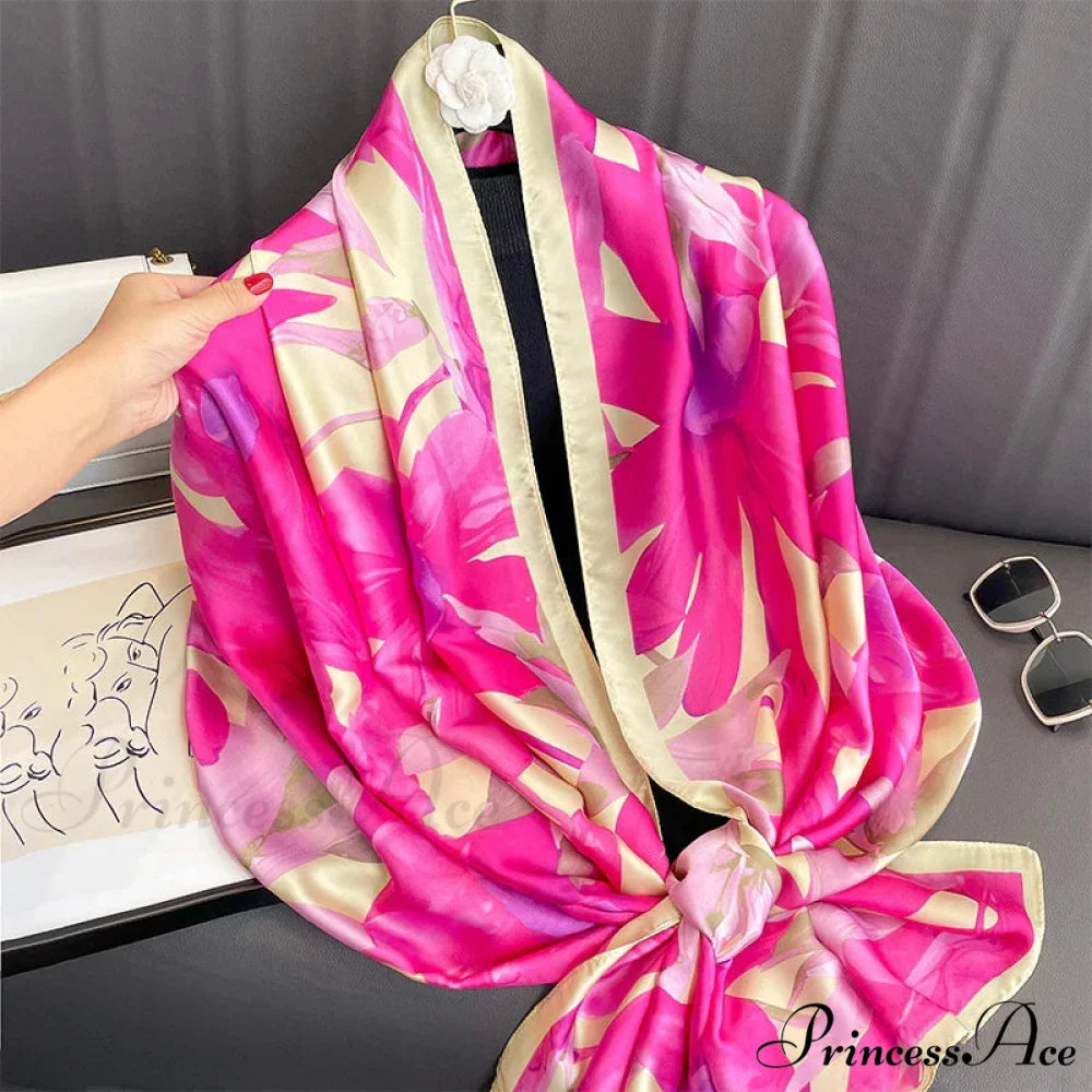 Silk Luxurious Beach Scarf scarf-241228