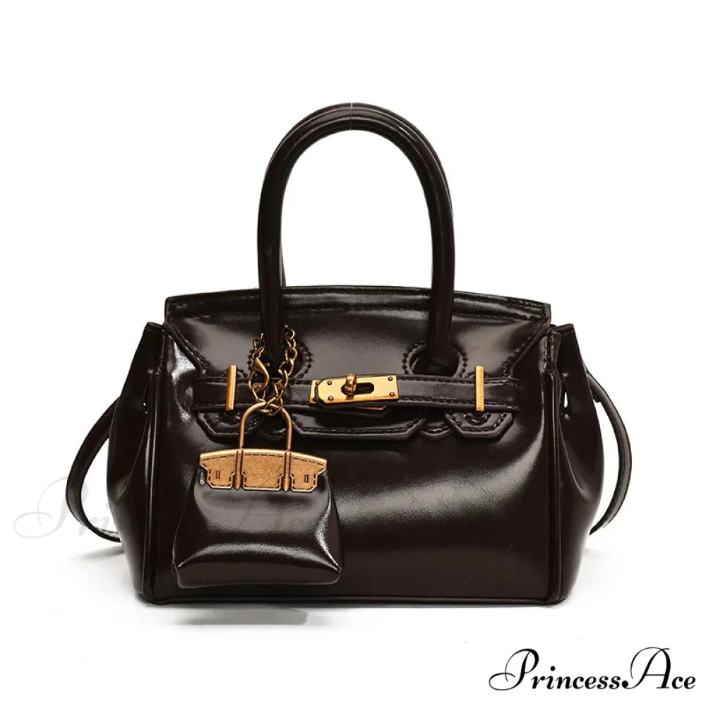 Simple High-Quality Women’s Fashion Handbag HUASHANG-2056-KAFEI handbag-250126