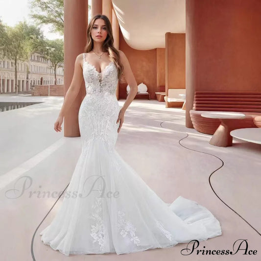 Sleeveless Silk Trumpet Bridal Wedding Gown off white / 2 weddingdress-250223
