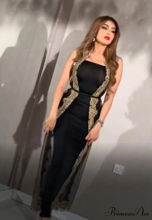 Slim Fit Sheath Perspective Mesh Split Shawl Dress black / S