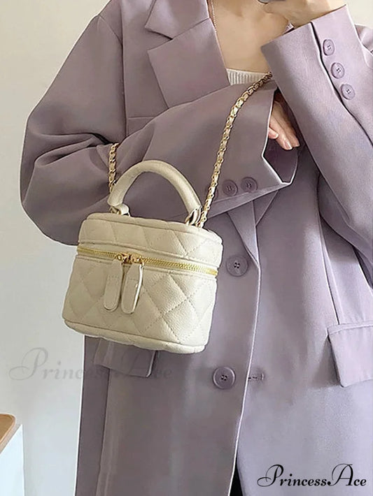 Small Quilted Chain Rhombus Crossbody Designer Purse handbag-250126