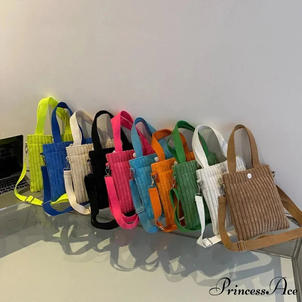 Small Ribbed Zipper Shoulder Bag Spring Purse handbag-250126