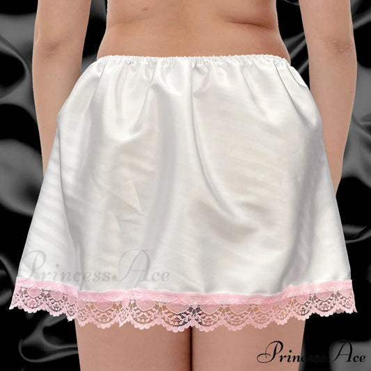 Smooth Ribbon Fluffy Hang Skirt skirts-250223