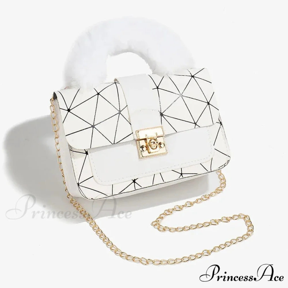 Soft Petite Square Printed Messenger Handbag handbag-250126