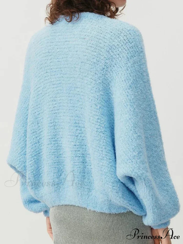 Soft V-neck Button-front Cardigan cardigans-241228