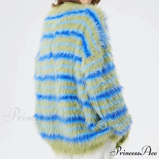 Soft V-neck Cropped Sweater Knitted Cardigan cardigans-241228