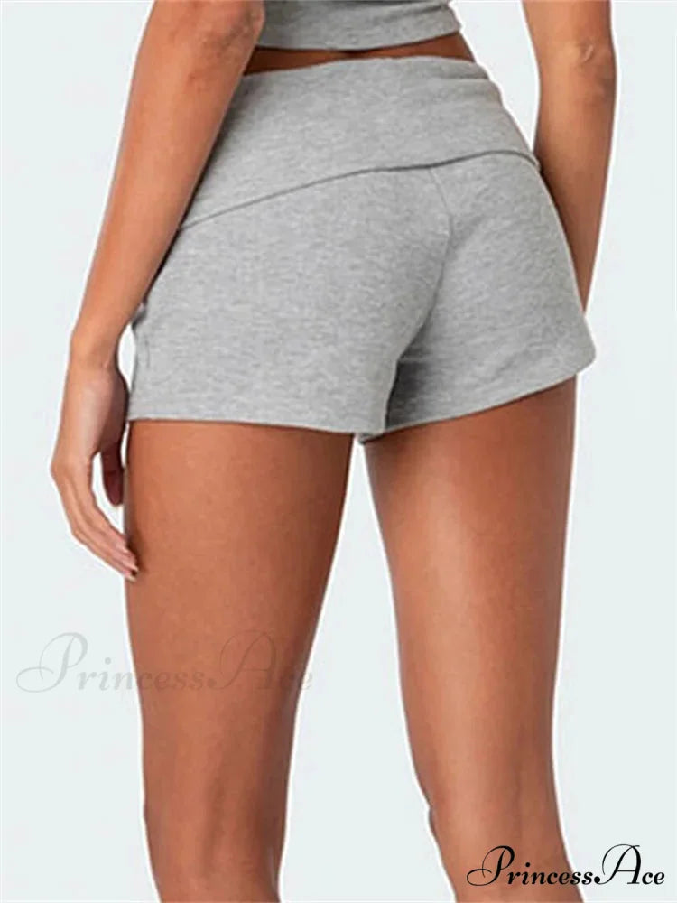 Solid Banded Pajama Slumber Short short-250223