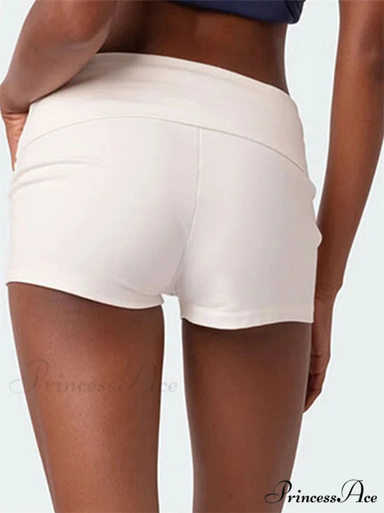 Solid Banded Pajama Slumber Short short-250223