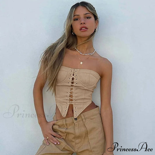 Solid Color Crew Trendy Neck Pullover Sweater S / Khaki