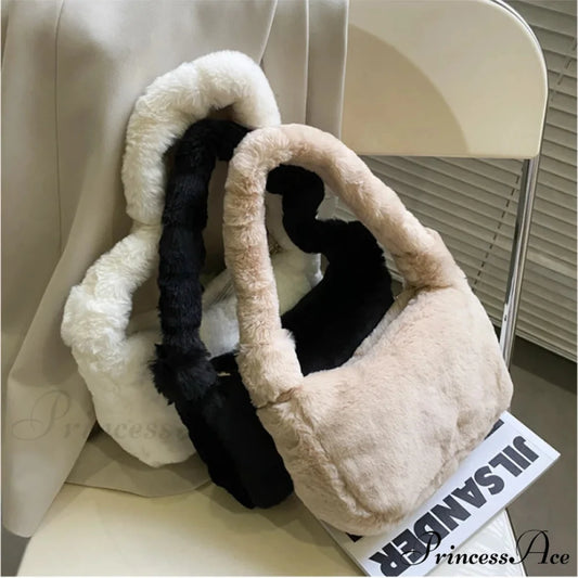 Spacious Capacity Synthetic Leather Shoulder Bag shoulder-250126