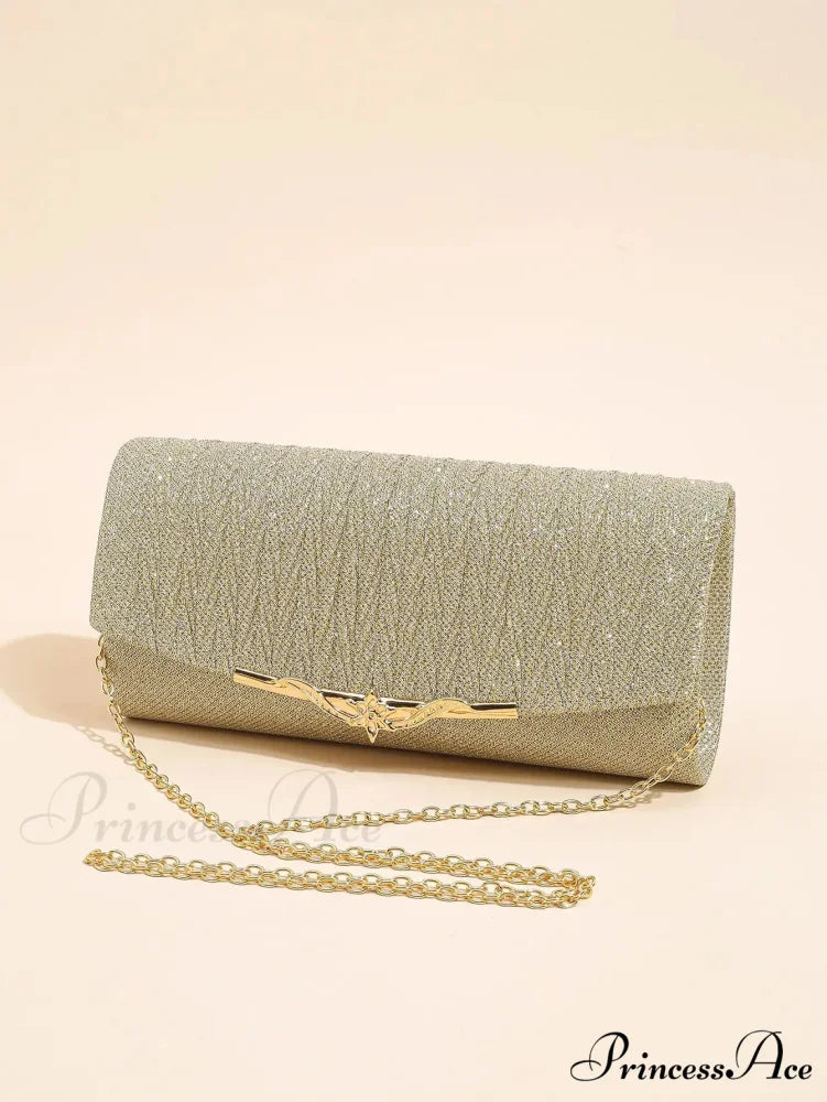 Sparkling Envelope Evening Bag Removable Chain Clutch Bag clutchbag-250126
