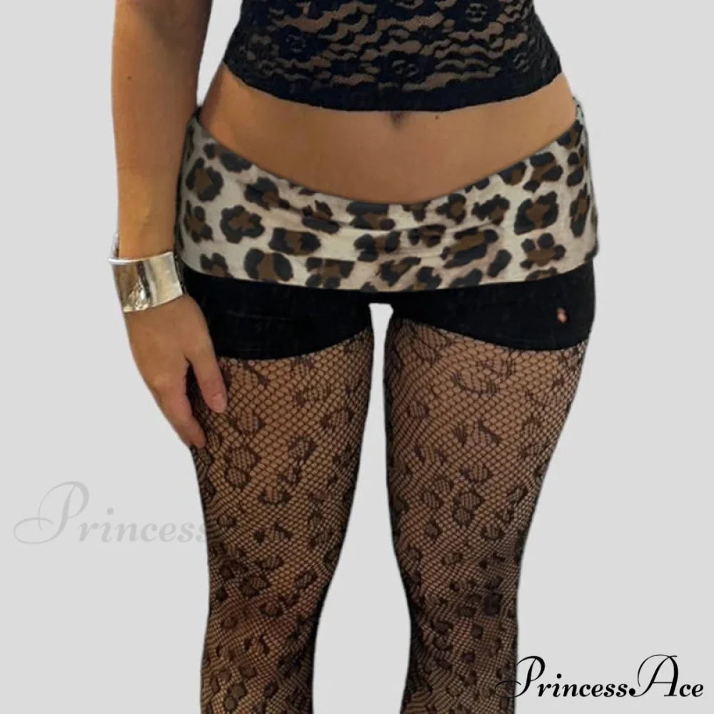 Spotted Patchwork Slim Brief short-250223