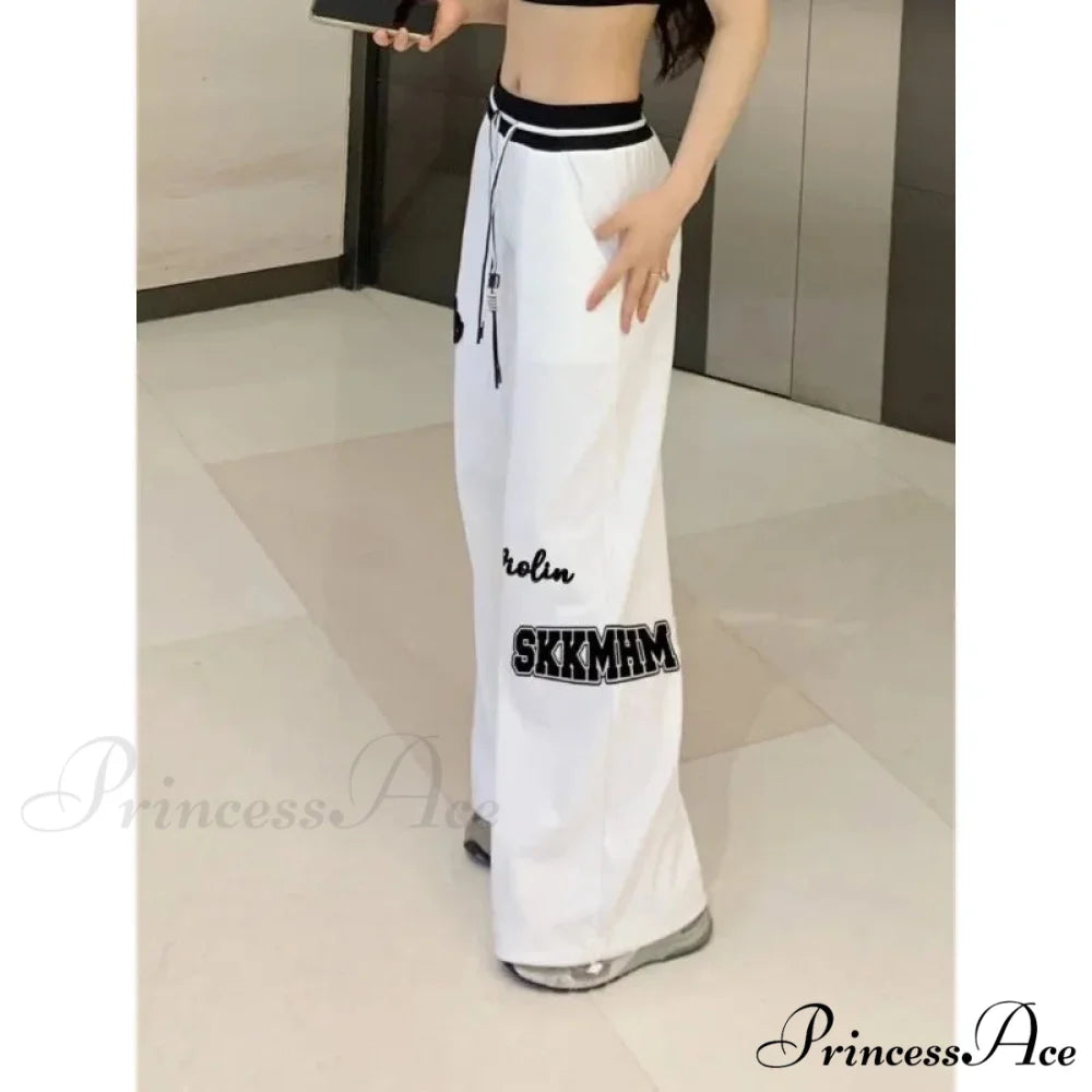 Spring Ivory Gyaru Trousers pants-241228