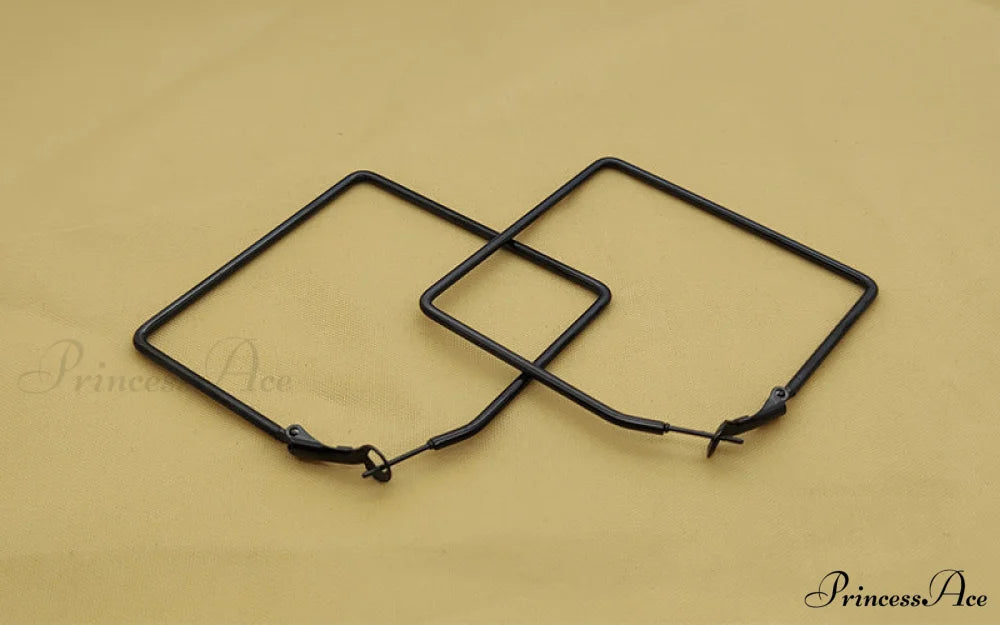 Stainless Steel Big Size Exaggerated Hoop Earrings