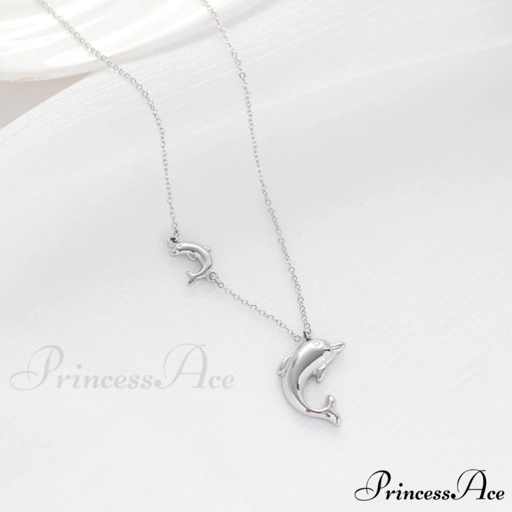 Stainless Steel Dolphin Necklaces