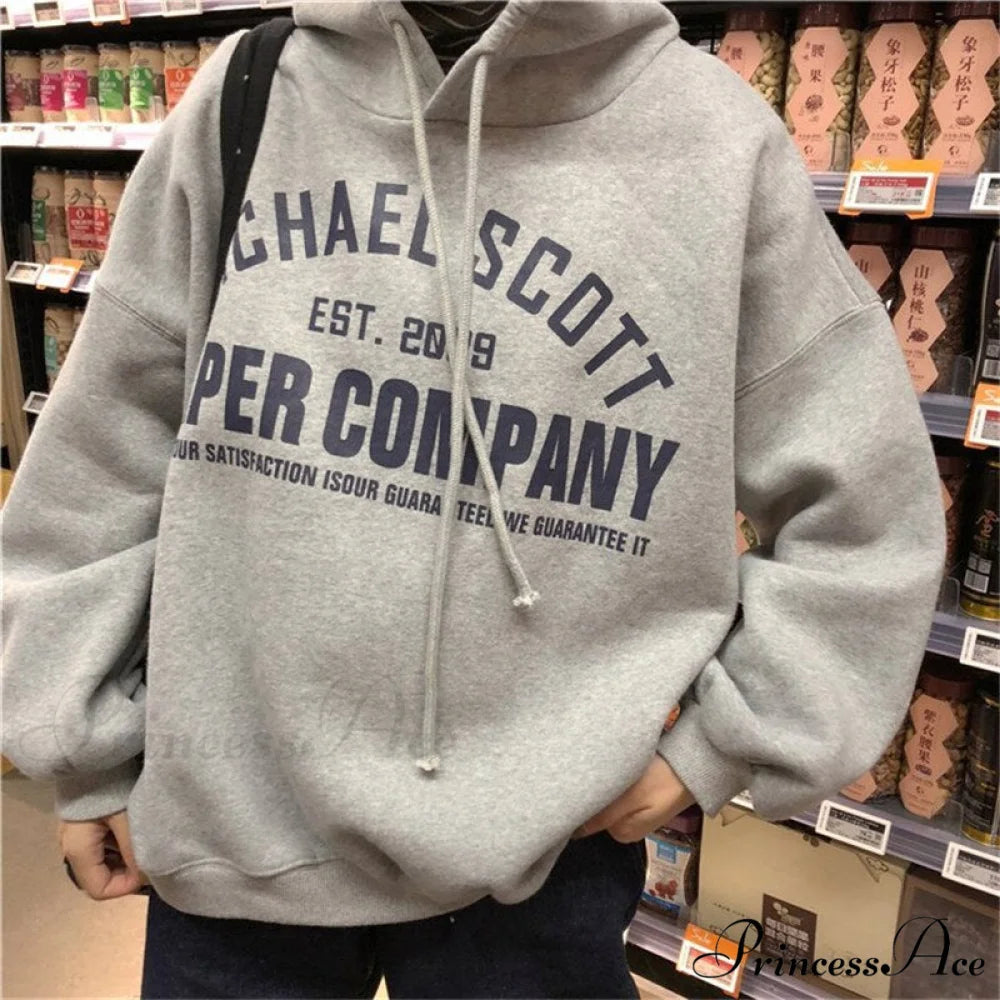 Stranger Things Anime Print Hoodies Apricot / S Sweatshirts & Hoodies-L