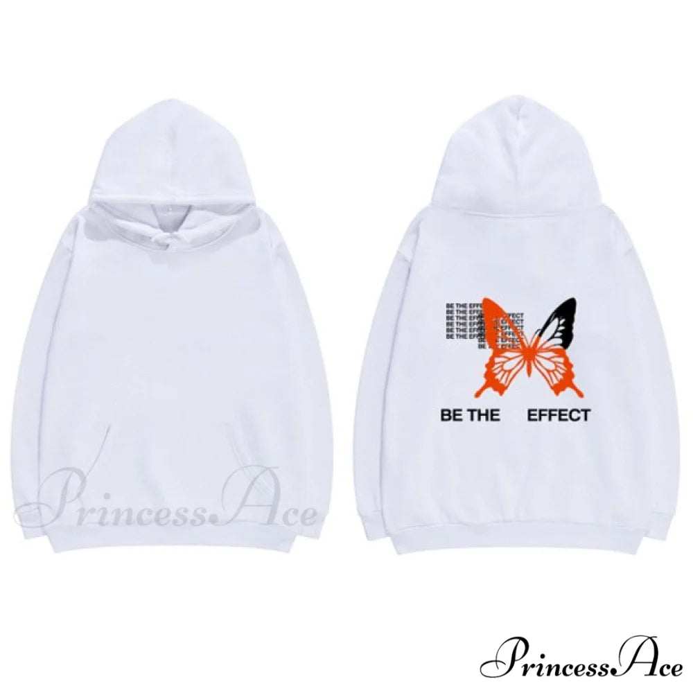 Streetwear Hip Hop Punk Casual Loose Hoodie white / S Sweatshirts & Hoodies-L