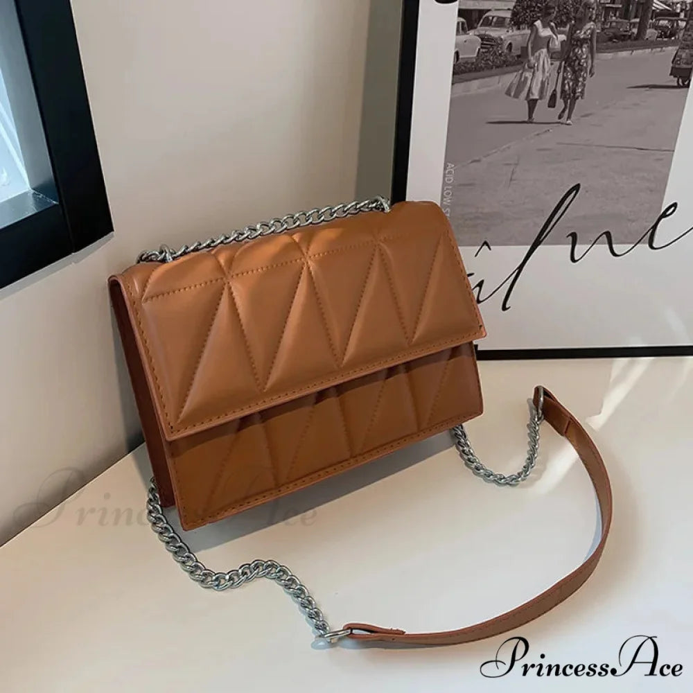 String Strap Flap Needlework Crossbody crossbody-250126