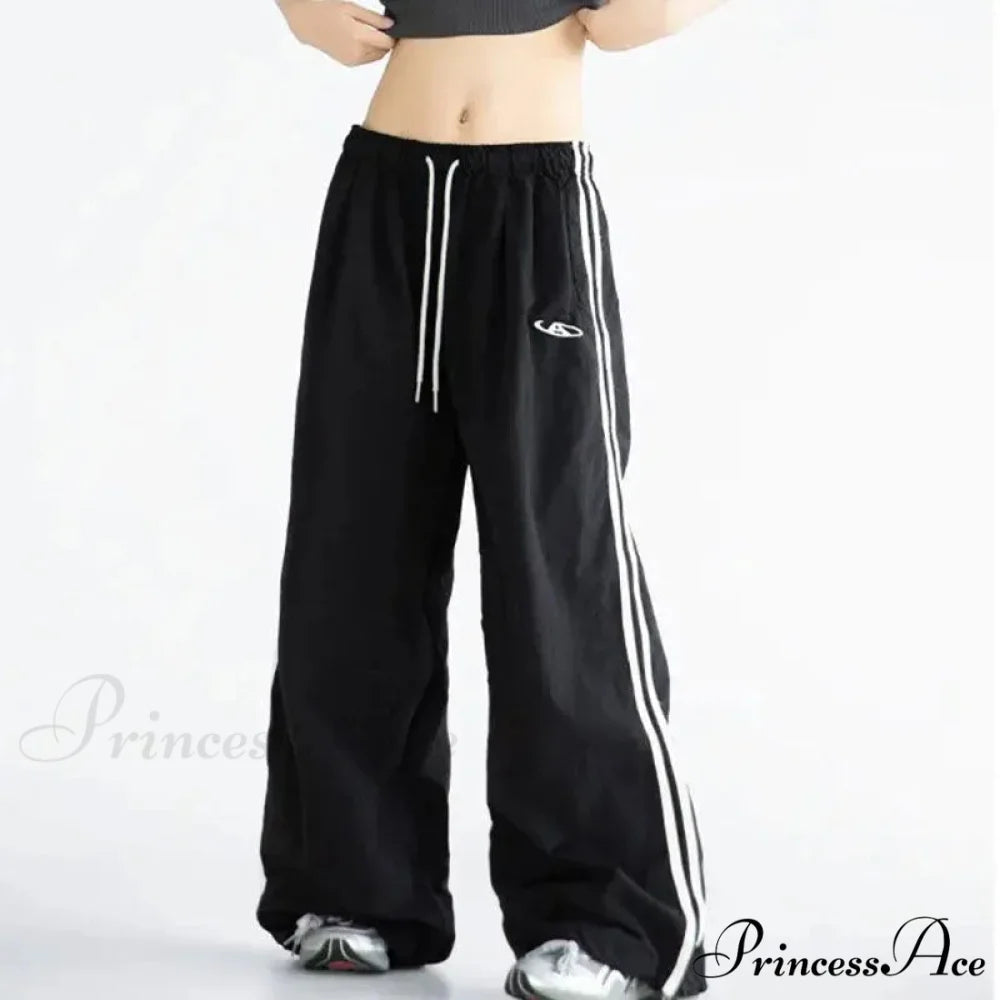 Striped Retro Women Sweatpants Trousers pants-241228