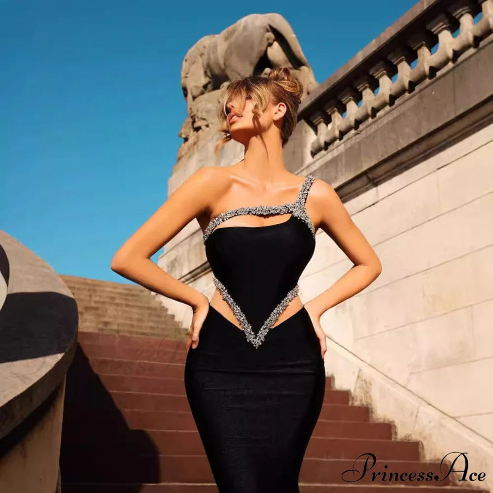 Stylish Lace Up Rear Bandage Prom Dress for Occasion promdress-250223