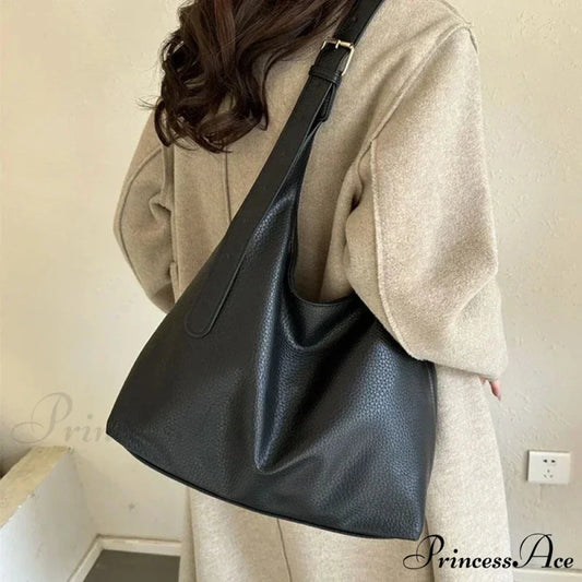 Stylish Leather Tote Shoulder Bag shoulder-250126
