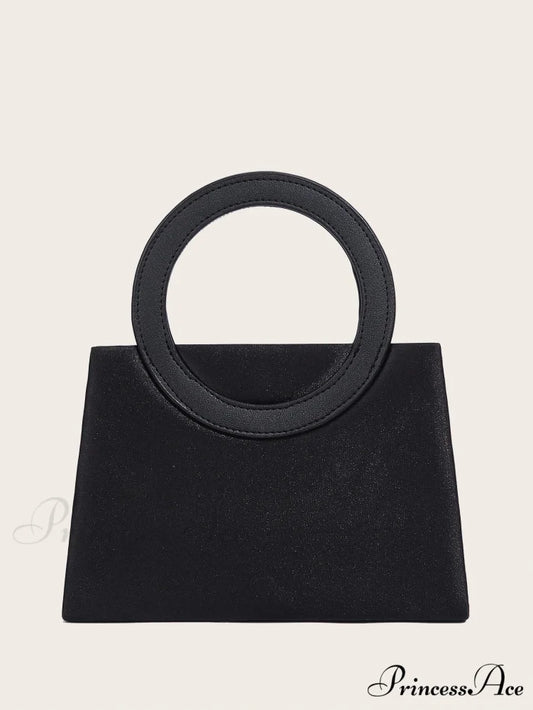 Stylish Opulent Deluxe Clutch Evening Party Banquet Shoulder Bag BLACK clutchbag-250126