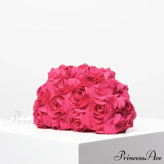 Stylish Rose Wedding Celebration Pouch Wristlet wristlet-250126