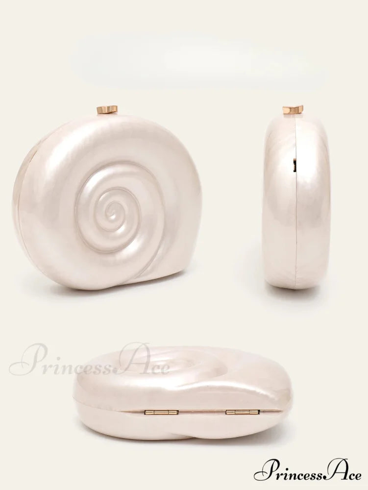 Stylish Snail Shaped Acrylic Clutch Bag Evening Party Bag SHELL clutchbag-250126