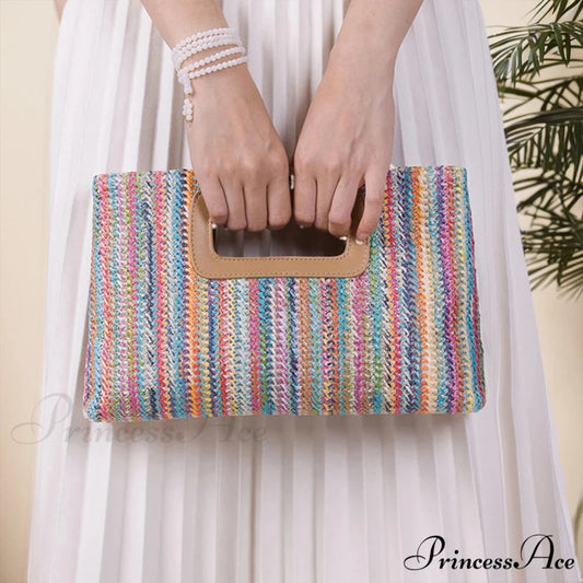 Stylish Straw Clutch Wristlet wristlet-250126