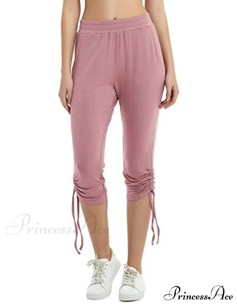 Sweatpants Capri Pants Cropped Joggers Yoga Slim Fit Pants