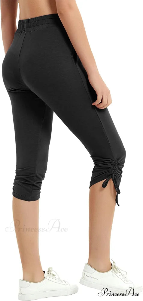 Sweatpants Capri Pants Cropped Joggers Yoga Slim Fit Pants