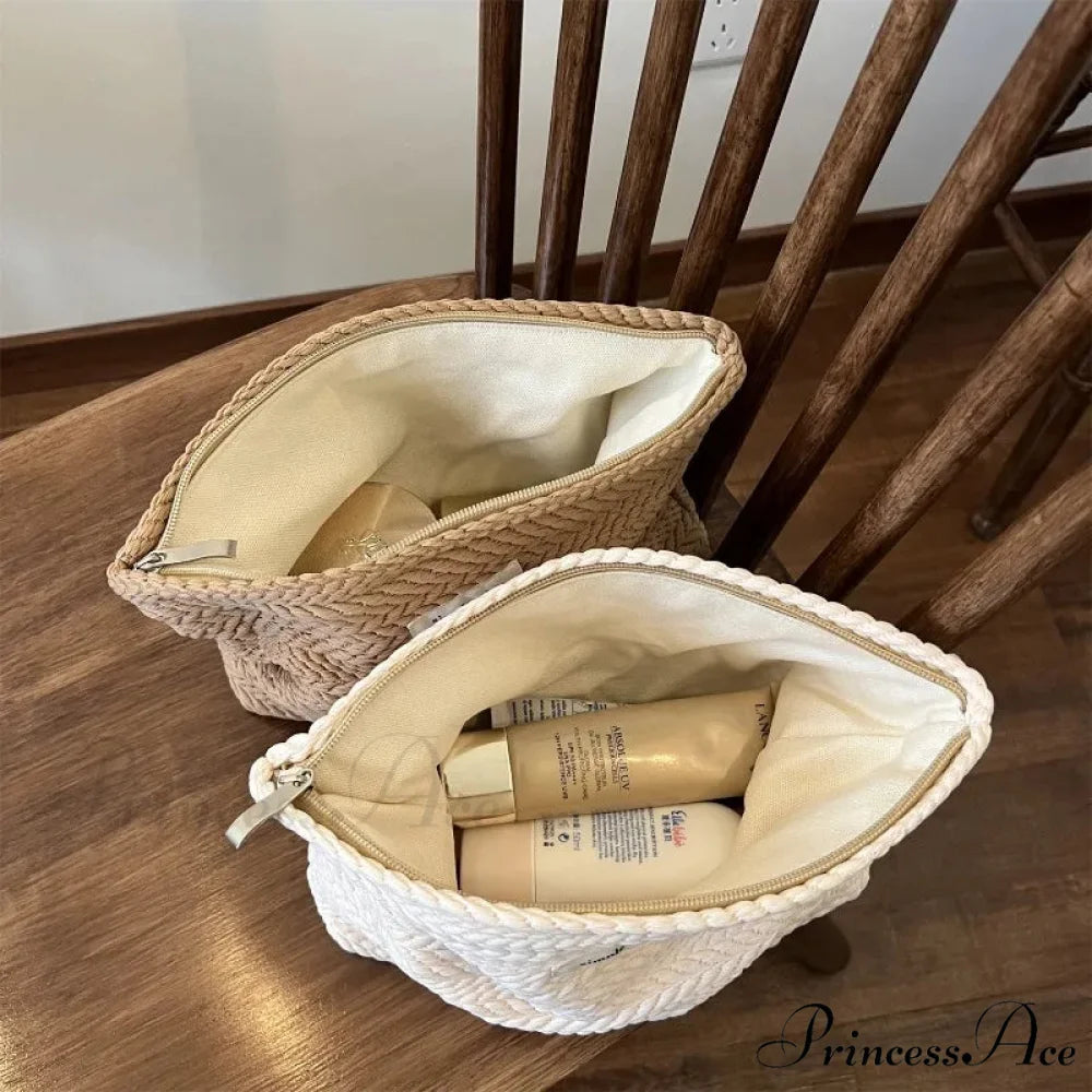 Tan Espresso Cosmetics Pouch Wristlet wristlet-250126