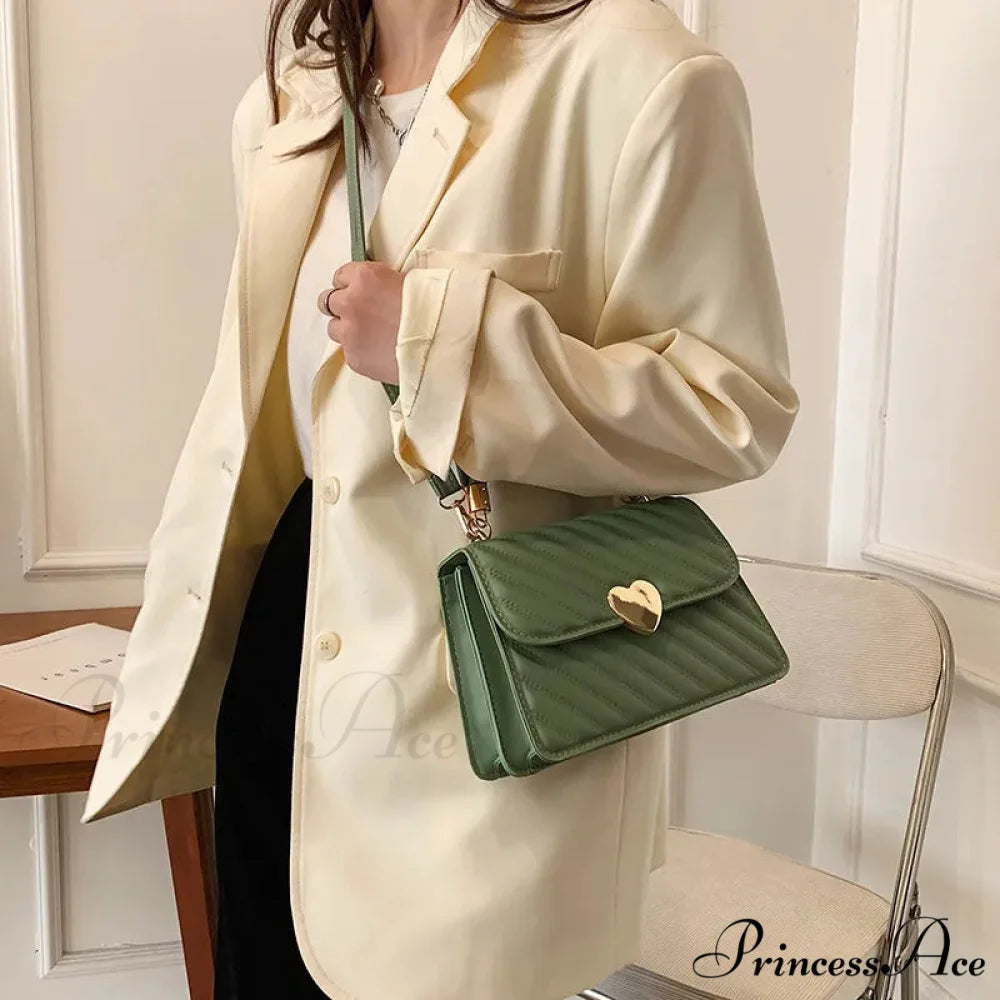 Textured Fashion Texture Little Square Messenger Handbag handbag-250126