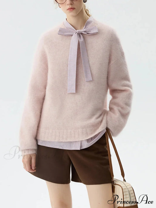 Thick Mohair Wool Pullover Jumper Sweater swraters-241228