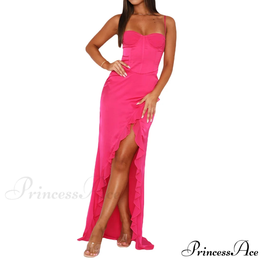 Tiffany Sleeveless High Charming Slit Formal Dress