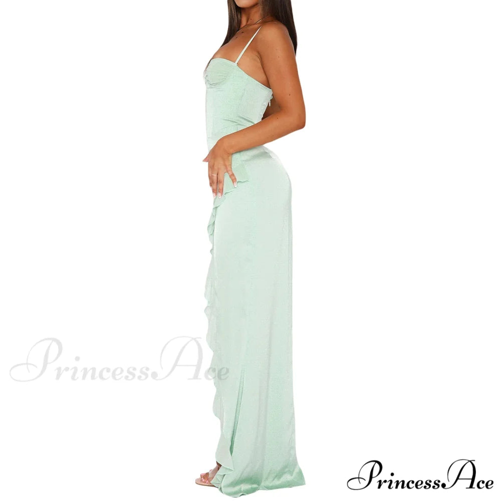 Tiffany Sleeveless High Charming Slit Formal Dress