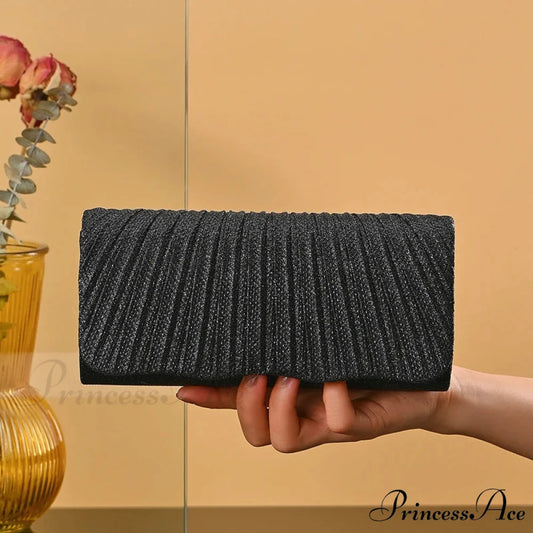 Tiny Bride Sparkling Purse Wristlet 1188black wristlet-250126