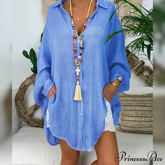 Tizania Women’s Blouse Blue / S