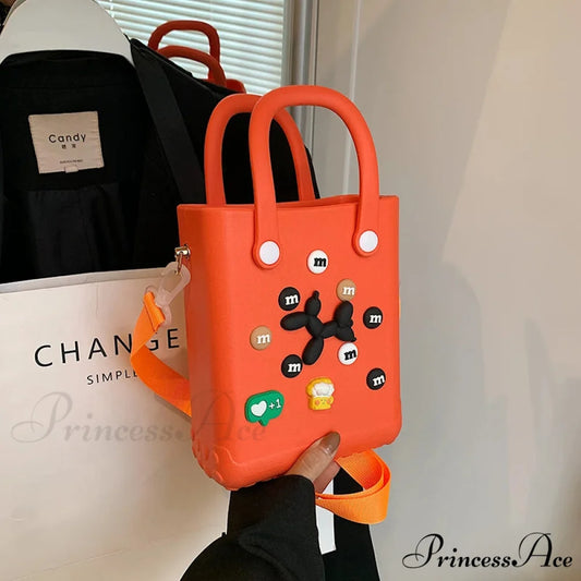 Travel Beach Handbag Shoulder Bag for Women orange1 / (20cm handbag-250126