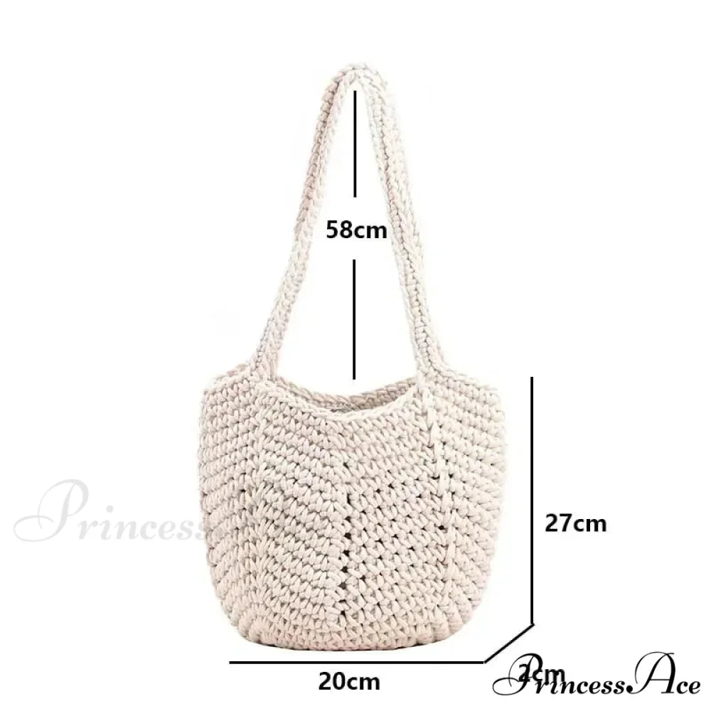 Trendy Woven Pattern Bucket Shoulder Bag shoulder-250126