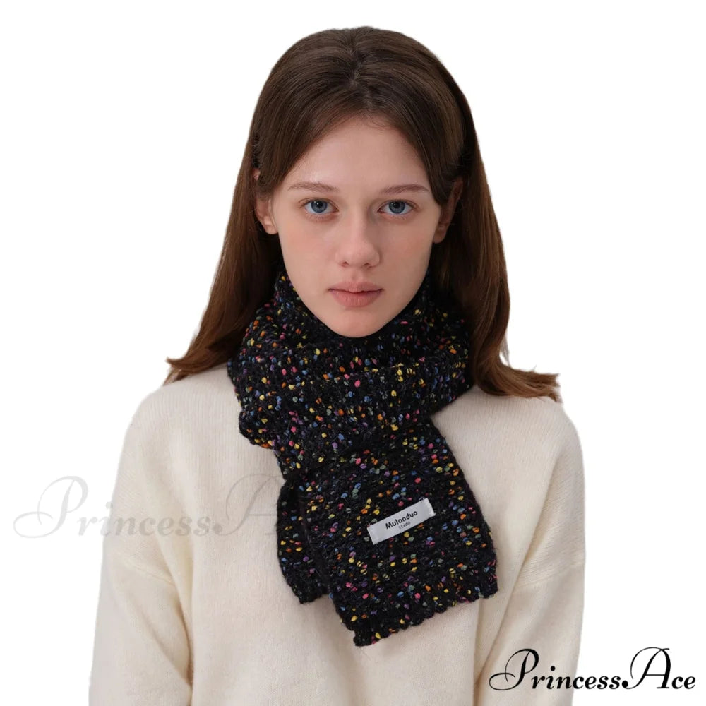 Unique Elegant Fashionable Cozy Warm Multi-color Stylish Modern Scarf Azure Blue