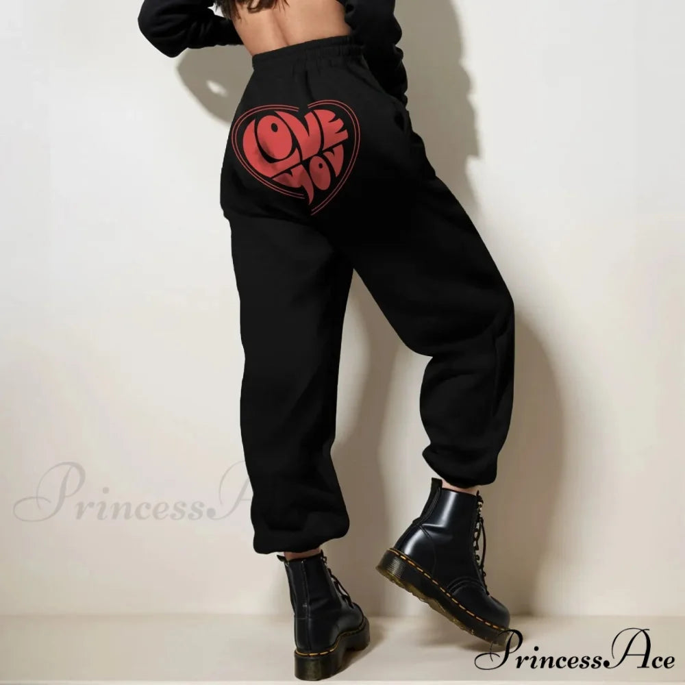 Valentine’s Day Pair Runner Trousers Grey / S pants-241228