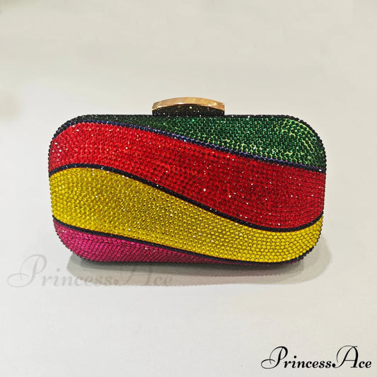 Various Shade Diamond Marriage Crystal Wristlet show as picture4 wristlet-250126