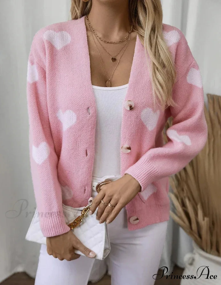 Vintage Affection Single-Buttoned Baggy Cardigan cardigans-241228