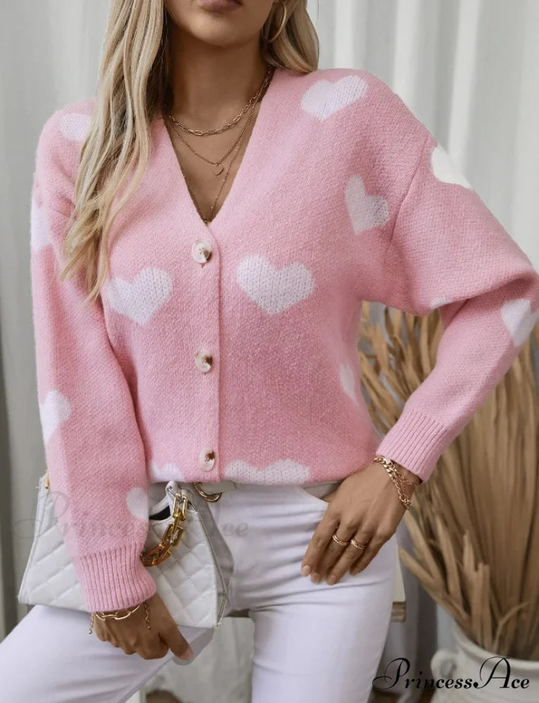 Vintage Affection Single-Buttoned Baggy Cardigan cardigans-241228