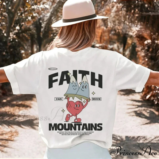 Vintage Cartoon Scripture Humorous Tee WHITE / S t-shirt-250223