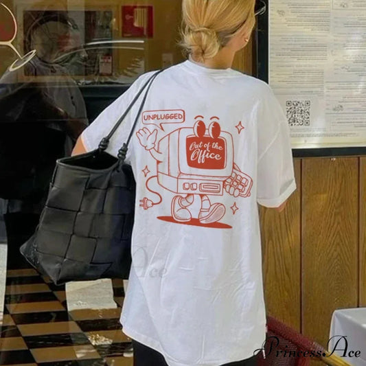 Vintage Cartoon T-shirt WHITE / S t-shirt-250223