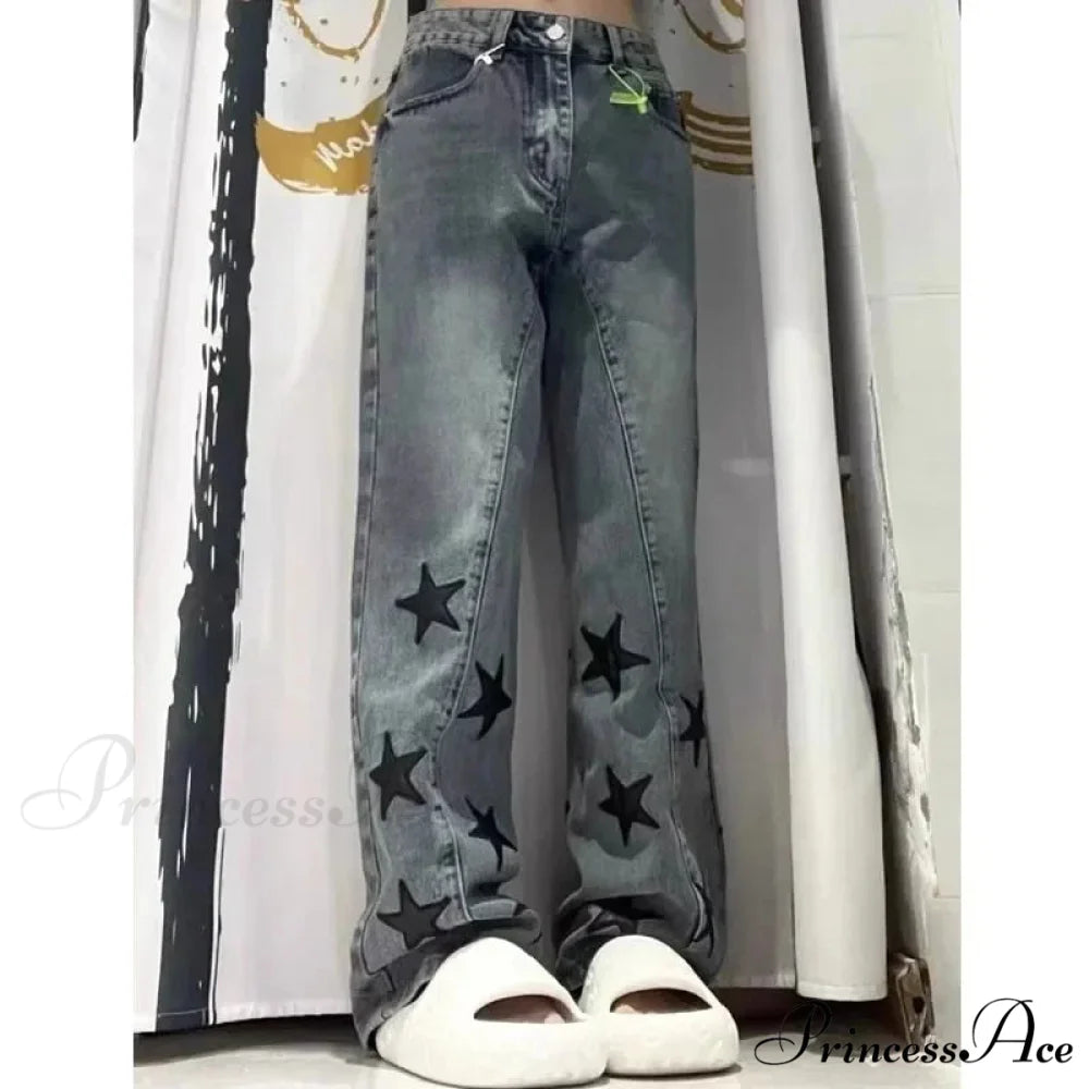 Vintage Girls Retro Jeans pants-241228